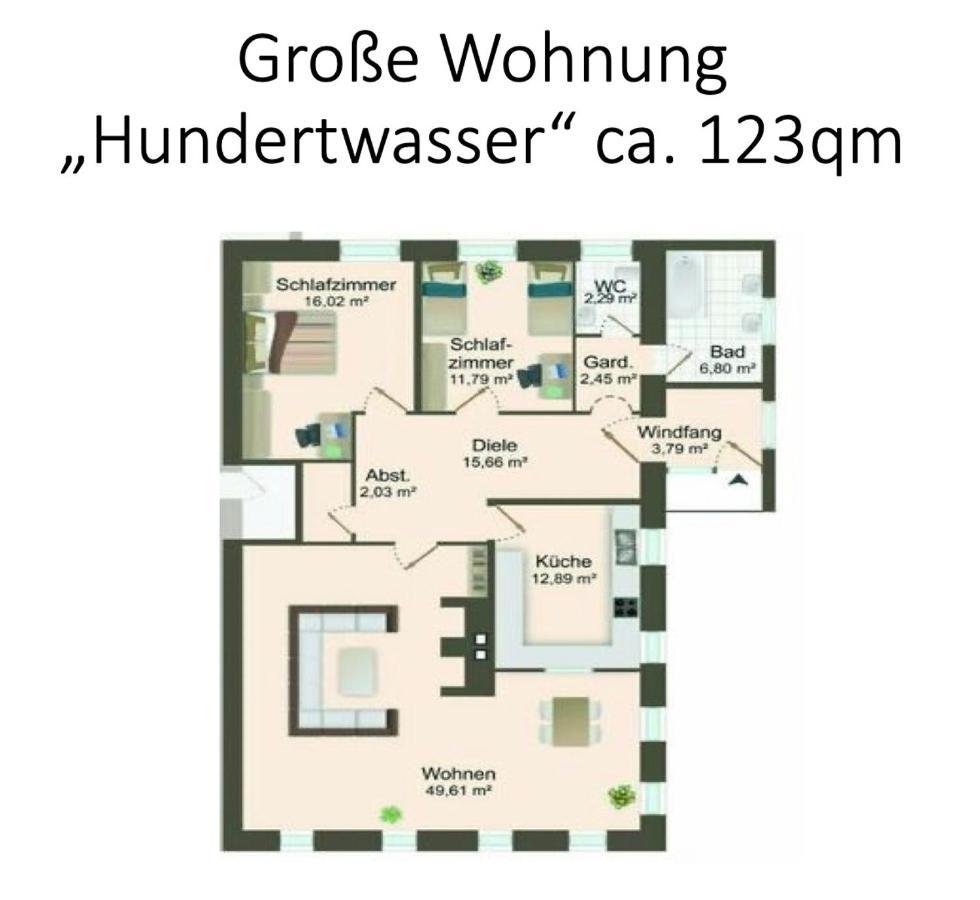 Grosse Ferienwohnung Hundertwasser Am Dreisessel In Altreichenau Нойрайхенау Экстерьер фото